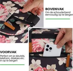 Brisby 4 Laags Geïsoleerde Koeltas - Boodschappentas 21 Liter - Bloemetjes -Buiten Kamperen 1200x1182 3