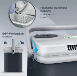 Tillvex- Koelbox, Coolbox, 32 Liter, Grijs -Buiten Kamperen 1200x1189 6