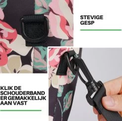 Brisby 4 Laags Geïsoleerde Koeltas - Boodschappentas 21 Liter - Bloemetjes -Buiten Kamperen 1200x1191 6