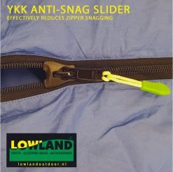 LOWLAND OUTDOOR® Donzen Slaapzak - CC 1 - 200 X 80 Cm - 1725 Gr - 0°C - Katoen -Buiten Kamperen 1200x1196 12