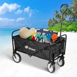 Rijoka Opvouwbare Bolderkar Mét Harde Bodem | Groen -Buiten Kamperen 1200x1197 12