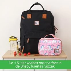 Brisby 4 Laags Geïsoleerde Koeltas - Lunchtas 1.5 Liter - Roze Eenhoorn -Buiten Kamperen 1200x1198 13