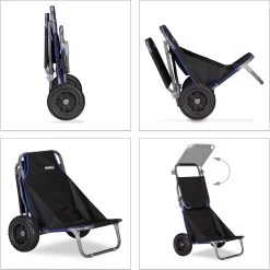 Relaxdays Strandkar Opvouwbaar - Strandstoel Met Zonnedak - Strand Stoel Op Wielen -Buiten Kamperen 1200x1198 2