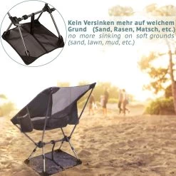 Smartpeas Campingstoel Van Stevig 600D Polyester En Aluminium - Lichtgewicht En Opvouwbaar - Camping Gadget Inclusief Zijzakken +Plus: Strandmat & Draagtas -Buiten Kamperen 1200x1198 7