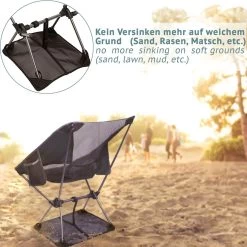 Smartpeas Camping Stoel Van Stevig 600D Polyester En Aluminium - Lichtgewicht En Opvouwbaar - Camping Gadget Inclusief Zijzakken +Plus: Strandmat & Draagtas -Buiten Kamperen 1200x1198 8