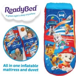Paw Patrol Junior ReadyBed-2 In 1 Kids Sleeping Inflatable Air Bed In A Bag With A Pump, Polyester, Single -Buiten Kamperen 1200x1199 6