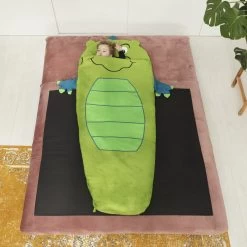 Dutch Mountains Kinderslaapzak Nijlpaard - 170 X 70cm Polyester - Zacht Lichtgewicht – Opberghoes -Buiten Kamperen 1200x1200 1033