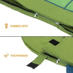 Dutch Mountains Kinderslaapzak Nijlpaard - 170 X 70cm Polyester - Zacht Lichtgewicht – Opberghoes -Buiten Kamperen 1200x1200 1035