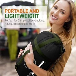 HikeMeister® Outdoor Survival Fishing Mummy Slaapzak 230 X 80 Cm -8°C -Buiten Kamperen 1200x1200 1072