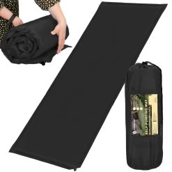 Springos Slaapmat | Zelfopblazend | 180 Cm | Inclusief Hoes | Zwart -Buiten Kamperen 1200x1200 1159