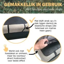 Earthle Earthing Slaapmat - Aardingsmat - Aarden - Earthing Mat - Aarding - Grounding Mat -Buiten Kamperen 1200x1200 1183