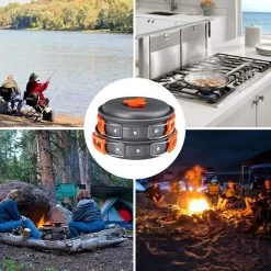 Camping Outdoor Kookset 13-delig Camping Servies En Pannen Pannenset Keukengerei - BPA-vrij & Geen Giftige Stoffen - Opvouwbaar & Licht - Ideaal Voor Reizen, Festival, Wandelen 17 Camping Outdoor Kookset 13-delig Camping Servies En Pannen Pannenset Keukengerei - BPA-vrij & Geen Giftige Stoffen - Opvouwbaar & Licht - Ideaal Voor Reizen, Festival, Wandelen -Buiten Kamperen 1200x1200 1256