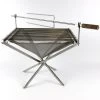 Firekorf + Grill + Spit : Opvouwbare Vuurkorf / Vuurschaal Met Rooster En Spit - Draagbare BBQ - Opbergtas - Kampeer Grill - Kookset -Buiten Kamperen 1200x1200 1271