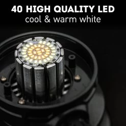 Favour L0944 Retro LED Lantaarn Hoog Vermogen 1300 Lumen, Vintage Design, Tuinlantaarn, Camping Lamp, Stormlantaarn Kleurtemperatuur Instelbaar Warm Wit Tot Koel Wit, Traploos Dimbaar Incl. Kaarslichtstand -Buiten Kamperen 1200x1200 1336