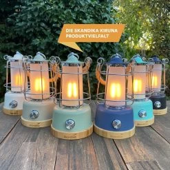 Skandika Kiruna LED-Lamp – Tentlampen – Campinglampen – Buiten Lantaarn – Buitenverlichting – Buiten Lamp - Retro Outdoor Camping Lamp Met Powerbank, Traploos Dimbaar, Draadloos, Oplaadbare Batterij, USB, Warm En Koud Wit, 75h Lichtduur – Beige -Buiten Kamperen 1200x1200 1356