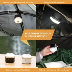 Skandika Campinglamp Tarfala – Tentlampen – Campinglampen – Kampeerlamp – Tentlamp Oplaadbaar, Traploos Dimbaar, Ophanghaak, USB Aansluiting – 3600 MAh Powerbank – Warm Wit, Koel Wit, 110 H Batterij – Tentlamp Buiten – Energieklasse A ++ - Zwart 14 Skandika Campinglamp Tarfala – Tentlampen – Campinglampen – Kampeerlamp – Tentlamp Oplaadbaar, Traploos Dimbaar, Ophanghaak, USB Aansluiting – 3600 MAh Powerbank – Warm Wit, Koel Wit, 110 H Batterij – Tentlamp Buiten – Energieklasse A ++ - Zwart -Buiten Kamperen 1200x1200 1391