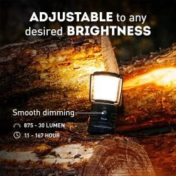 Favour L1061 Camping Lamp LED, 875 Lumen, IP64, Waterdicht, Draagbare Kampeerlamp, Tentlamp, Schokbestendig, 4 Verschillende Lichtmodi Incl Kaarslicht-modus, Afneembaar Deksel, Handig & Compact Formaat -Buiten Kamperen 1200x1200 1407