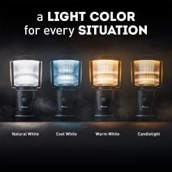 Favour L1061 Camping Lamp LED, 875 Lumen, IP64, Waterdicht, Draagbare Kampeerlamp, Tentlamp, Schokbestendig, 4 Verschillende Lichtmodi Incl Kaarslicht-modus, Afneembaar Deksel, Handig & Compact Formaat -Buiten Kamperen 1200x1200 1412
