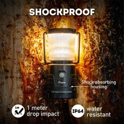 Favour L1061 Camping Lamp LED, 875 Lumen, IP64, Waterdicht, Draagbare Kampeerlamp, Tentlamp, Schokbestendig, 4 Verschillende Lichtmodi Incl Kaarslicht-modus, Afneembaar Deksel, Handig & Compact Formaat -Buiten Kamperen 1200x1200 1414