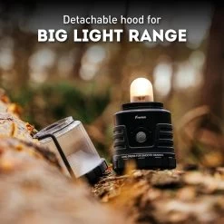 Favour L0434 Camping Lamp LED, 1105 Lumen, IP64, Waterdicht, Draagbare Kampeerlamp, Tentlamp, Schokbestendig, 4 Verschillende Lichtmodi Inclusief Kaarslicht-modus, Afneembaar Deksel & Compact Formaat -Buiten Kamperen 1200x1200 1439