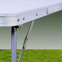 Merkloos Aluminium Inklapbare Tuintafel - Campingtafel - 80x60x68 Cm -Buiten Kamperen 1200x1200 149
