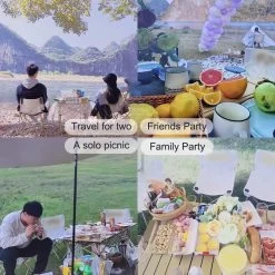 Buxibo - Lichtgewicht Vouwbare Campingtafel - Inklapbaar - Vis/Tuin/Picknick Tafel - Kamperen - Met Opberghoes - Aluminium - Grijs 15 Buxibo - Lichtgewicht Vouwbare Campingtafel - Inklapbaar - Vis/Tuin/Picknick Tafel - Kamperen - Met Opberghoes - Aluminium - Grijs -Buiten Kamperen 1200x1200 15