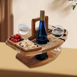 Merkloos Houten Outdoor Wijntafel Draagbare Houten Picknicktafel Mini Campingtafels Met Wijnglas Houder Voor Tuin Outdoor Camping Picknick Strand - Plataan Hout - Wijn 14 Merkloos Houten Outdoor Wijntafel Draagbare Houten Picknicktafel Mini Campingtafels Met Wijnglas Houder Voor Tuin Outdoor Camping Picknick Strand - Plataan Hout - Wijn -Buiten Kamperen 1200x1200 159