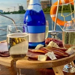 Merkloos Opvouwbare Draagbare Picknicktafel, Outdoor Opvouwbare Lichtgewicht Kampeertafel 30,5 Cm Kleine Houten Wijnpicknicktafel Voor Feest, Strand, Tuin, Camping, Barbecue, Reizen -Buiten Kamperen 1200x1200 200