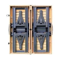 Merkloos Deuba Picknicktafel Campingtafel - Opvouwbaar Voor 4 Personen - Hout En Aluminium -Buiten Kamperen 1200x1200 203