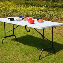 Casaria Tuintafel Opvouwbaar – Met Draaggreep 220x70 Cm – Wit 22 Casaria Tuintafel Opvouwbaar – Met Draaggreep 220x70 Cm – Wit -Buiten Kamperen 1200x1200 21