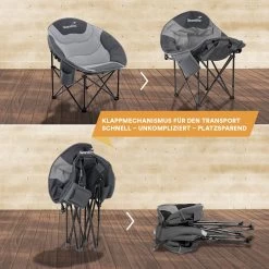 Skandika Moonchair Sirkka – Campingstoelen – Klapstoel – Vouwstoel – Kampeerstoel - Grote, Comfortabele, Campingstoel Opvouwbaar, Gepolsterd, Koelvak, Drinkhouder, Draaggreep En Draagtas, Antislipvoetjes - Max. 150 Kg – Zwart/grijs 13 Skandika Moonchair Sirkka – Campingstoelen – Klapstoel – Vouwstoel – Kampeerstoel - Grote, Comfortabele, Campingstoel Opvouwbaar, Gepolsterd, Koelvak, Drinkhouder, Draaggreep En Draagtas, Antislipvoetjes - Max. 150 Kg – Zwart/grijs -Buiten Kamperen 1200x1200 235
