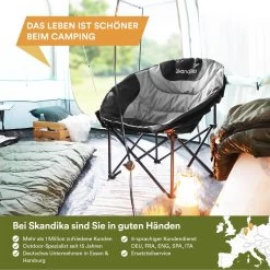 Skandika Moonchair Sirkka – Campingstoelen – Klapstoel – Vouwstoel – Kampeerstoel - Grote, Comfortabele, Campingstoel Opvouwbaar, Gepolsterd, Koelvak, Drinkhouder, Draaggreep En Draagtas, Antislipvoetjes - Max. 150 Kg – Zwart/grijs 15 Skandika Moonchair Sirkka – Campingstoelen – Klapstoel – Vouwstoel – Kampeerstoel - Grote, Comfortabele, Campingstoel Opvouwbaar, Gepolsterd, Koelvak, Drinkhouder, Draaggreep En Draagtas, Antislipvoetjes - Max. 150 Kg – Zwart/grijs -Buiten Kamperen 1200x1200 237