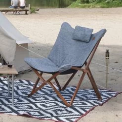 Bo-Camp - Urban Outdoor - Relaxstoel - Bloomsbury - L - Oxford Polyester - Grijs -Buiten Kamperen 1200x1200 250