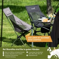 Skandika Campingstoel Compact SET – Campingstoelen – Campingstoel Tot 150 Kg Belastbaar - Kampeerstoel, Visstoel, Kleine Pakmaat, Opvouwbaar, Stabiel, Licht, Comfortabel Gepolsterd – Draagtas Meegeleverd – Vouwstoel – Kampeermeubelen – Grijs 13 Skandika Campingstoel Compact SET – Campingstoelen – Campingstoel Tot 150 Kg Belastbaar - Kampeerstoel, Visstoel, Kleine Pakmaat, Opvouwbaar, Stabiel, Licht, Comfortabel Gepolsterd – Draagtas Meegeleverd – Vouwstoel – Kampeermeubelen – Grijs -Buiten Kamperen 1200x1200 255