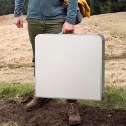 Merkloos Campingtafel - Opklapbaar - 75 X 55 X 70 Cm - Compact - Met Handvat -Buiten Kamperen 1200x1200 26
