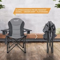Skandika Relax Comfort Campingstoel - Campingstoel Opvouwbaar - Comfortabele Klapstoel Met Drinkhouder En Koelvak, Tot Max. 160 Kg, Opvouwbaar, Lichtgewicht | Vouwstoel Voor Kamperen, Camping, Festival, Vissen – Grijs 13 Skandika Relax Comfort Campingstoel - Campingstoel Opvouwbaar - Comfortabele Klapstoel Met Drinkhouder En Koelvak, Tot Max. 160 Kg, Opvouwbaar, Lichtgewicht | Vouwstoel Voor Kamperen, Camping, Festival, Vissen – Grijs -Buiten Kamperen 1200x1200 271