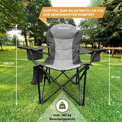 Skandika Relax Comfort Campingstoel - Campingstoel Opvouwbaar - Comfortabele Klapstoel Met Drinkhouder En Koelvak, Tot Max. 160 Kg, Opvouwbaar, Lichtgewicht | Vouwstoel Voor Kamperen, Camping, Festival, Vissen – Grijs 16 Skandika Relax Comfort Campingstoel - Campingstoel Opvouwbaar - Comfortabele Klapstoel Met Drinkhouder En Koelvak, Tot Max. 160 Kg, Opvouwbaar, Lichtgewicht | Vouwstoel Voor Kamperen, Camping, Festival, Vissen – Grijs -Buiten Kamperen 1200x1200 274
