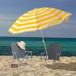 Relaxdays Strandstoel Opvouwbaar - Set Van 2 - Lage Campingstoel - Kampeerstoel Leuning - Grijs -Buiten Kamperen 1200x1200 291