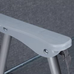 Relaxdays Strandstoel Opvouwbaar - Set Van 2 - Lage Campingstoel - Kampeerstoel Leuning - Grijs -Buiten Kamperen 1200x1200 293