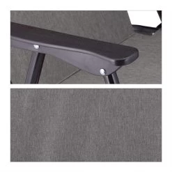 Relaxdays Campingstoel Inklapbaar Set Van 2 - Klapstoel 100 Kg - Visstoel Met Armleuningen - Grijs -Buiten Kamperen 1200x1200 3