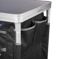 Campart Campingkeuken KI-0734 - Campingkast Groot - 4 Verstelbare Poten - Opvouwbaar En Lichtgewicht - Inclusief Opbergtas - Grijs -Buiten Kamperen 1200x1200 341