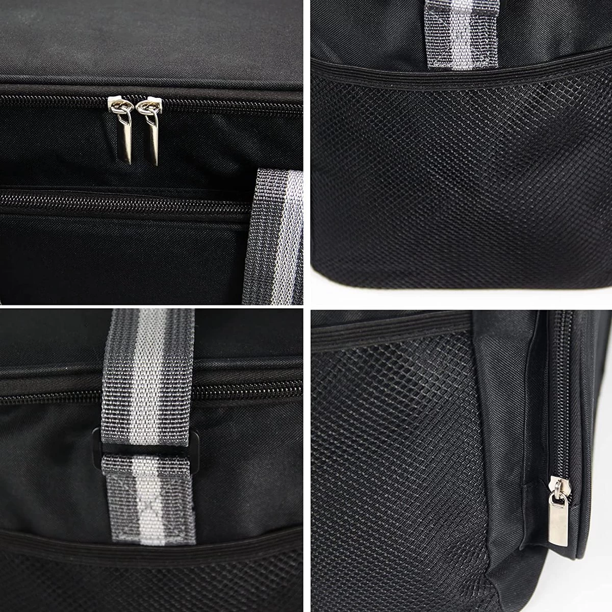 IBright Koeltas Opvouwbaar 15 Liter - 4 Laags Geïsoleerde Lunchtas - Waterdicht - Zwart 6 IBright Koeltas Opvouwbaar 15 Liter - 4 Laags Geïsoleerde Lunchtas - Waterdicht - Zwart - Afbeelding 4