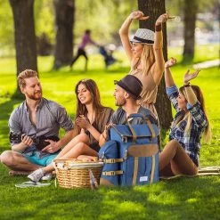 Cabinmax Koeltas - Koelrugzak - Picknick - Picknicktas Met Flessenhouder - Koelrugtas 24L - Olive Green -Buiten Kamperen 1200x1200 403