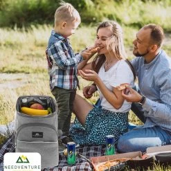Needventure Koeltas - Lunchtas - Koelrugtas - Picknicktas - 20 Liter - Flessenhouder - Bieropener - Grijs -Buiten Kamperen 1200x1200 411