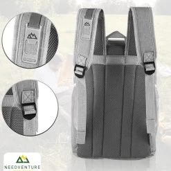 Needventure Koeltas - Lunchtas - Koelrugtas - Picknicktas - 20 Liter - Flessenhouder - Bieropener - Grijs -Buiten Kamperen 1200x1200 415