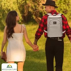 Needventure Koeltas - Lunchtas - Koelrugtas - Picknicktas - 20 Liter - Flessenhouder - Bieropener - Grijs -Buiten Kamperen 1200x1200 417