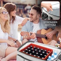 Bomoe Opvouwbare Koeltas IceBreezer KT53 - Koelbox Voor Onderweg - 53x37x32 Cm - 52 Liter - Picknicktas Perfect Voor Barbecues Of Festivals -Buiten Kamperen 1200x1200 426