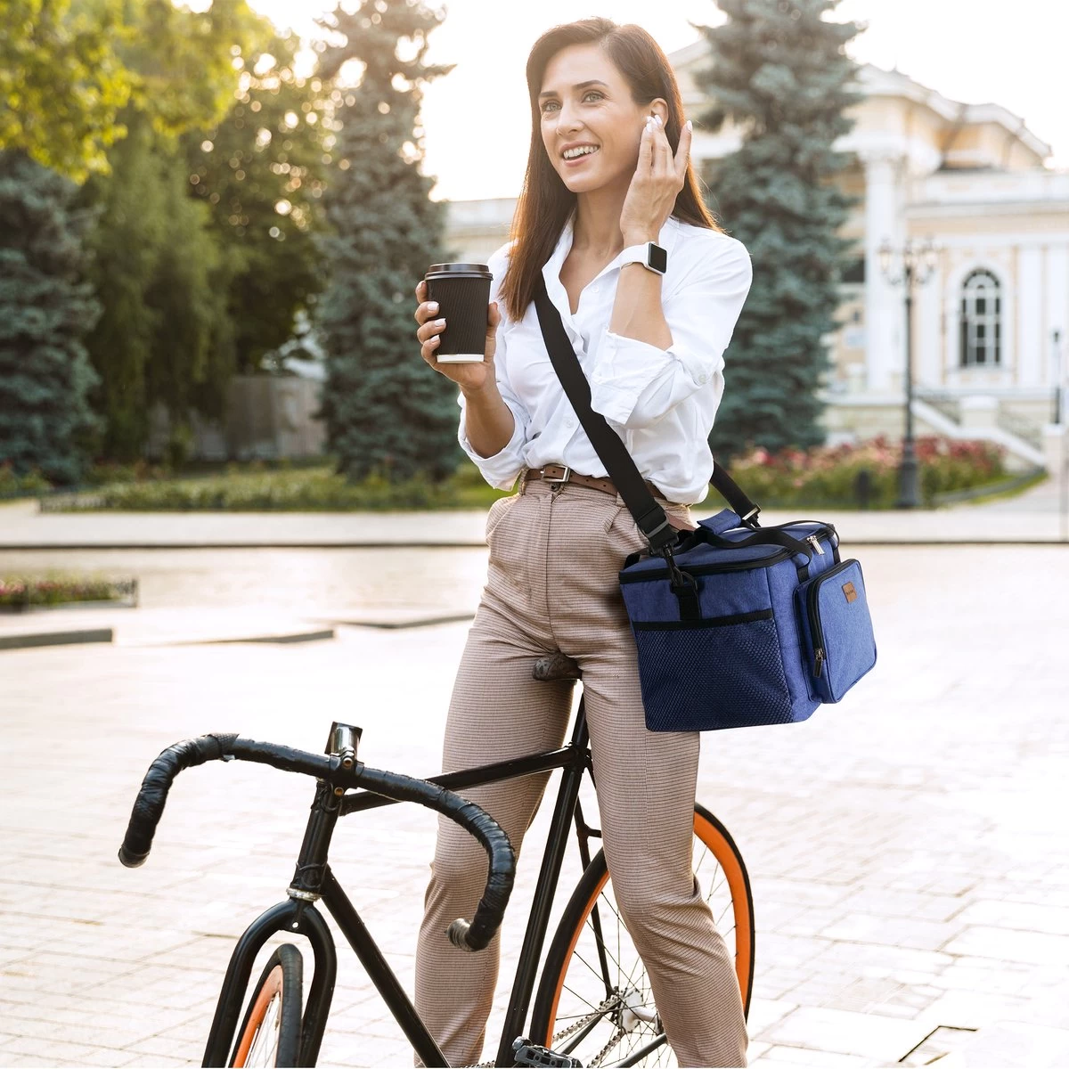 Packaway 4 Laags Geïsoleerde Koeltas - Lunchtas 15 Liter - Blauw 5 Packaway 4 Laags Geïsoleerde Koeltas - Lunchtas 15 Liter - Blauw - Afbeelding 3