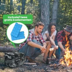 Packaway 4 Laags Geïsoleerde Koeltas - Lunchtas 15 Liter - Camouflage Grijs -Buiten Kamperen 1200x1200 467