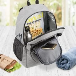 Bomoe Koeltas Rugzak IceBreezer KR45 Koelrugzak Grijs 45x19x33 Cm - 25 Liter -Buiten Kamperen 1200x1200 491